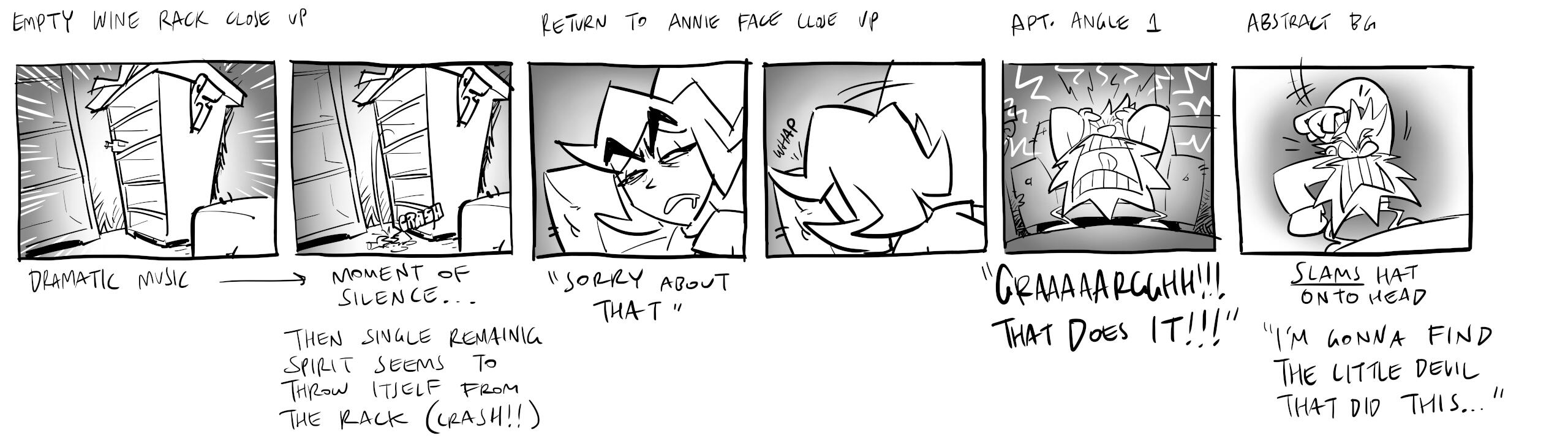 Opening cutscene storyboards 4